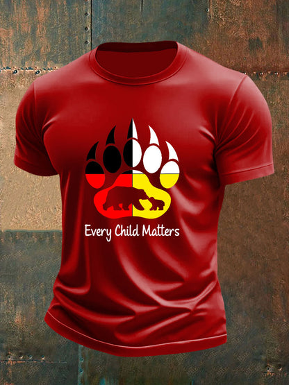 Men's Every Child Matters Printed Casual T-Shirt